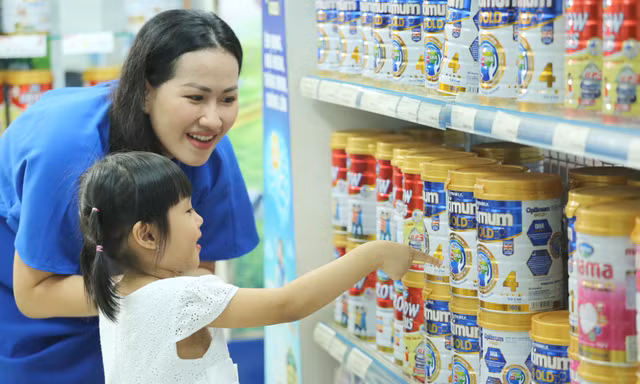 Vinamilk đa dạng hóa các dòng sản phẩm nhằm đáp ứng đầy đủ những nhu cầu về dinh dưỡng cho trẻ em