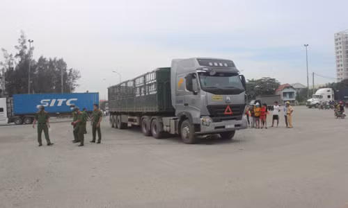 Hiện trường tai nạn.