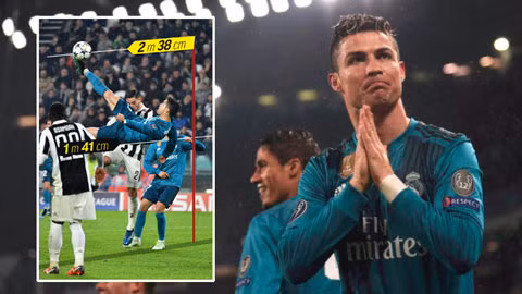 Ronaldo thực hiện cú móc bóng 'thần sầu' như thế nào?