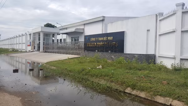 Trụ sở Cty Cty TNHH Dệt may Vinatex Quốc tế Toms tại huyện Hải Lăng.