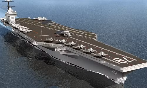 Tàu sân bay USS Gerald Ford của hải quân Mỹ. Ảnh: Sputnik