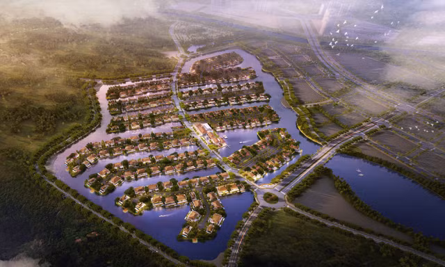Ecopark Grand The Island chính thức khởi công vào đầu tháng 1/2019 và hoàn thành đúng tiến độ 3 nhánh đảo đầu tiên trước tết