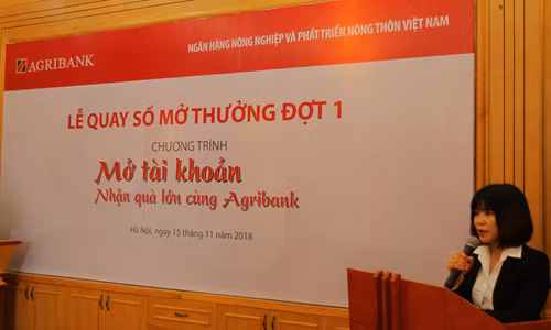 Kết quả đợt I chương trình khuyến mại mở tài khoản của Agribank