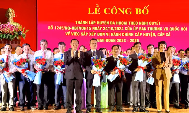 Chính thức sáp nhập 3 huyện phía Nam tỉnh Lâm Đồng