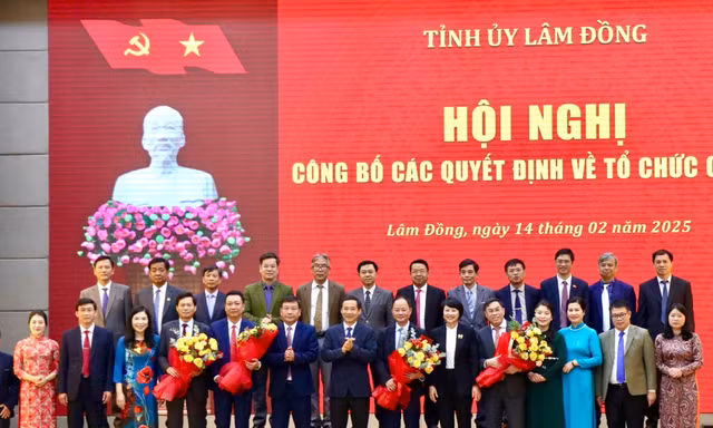Lâm Đồng điều chỉnh biên chế sau sắp xếp, hợp nhất nhiều sở