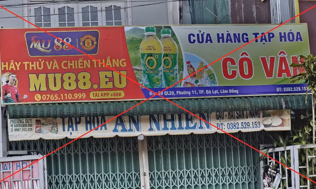Xuất hiện nhiều quảng cáo cờ bạc, cá độ trá hình