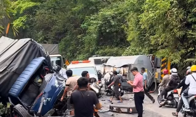 Thông tin mới vụ va chạm liên hoàn trên đèo Bảo Lộc