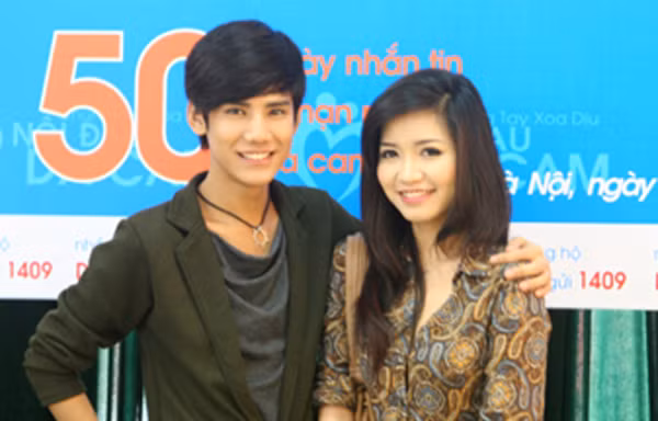Bích Phương, Đăng Khoa làm đại sứ vì nạn nhân da cam