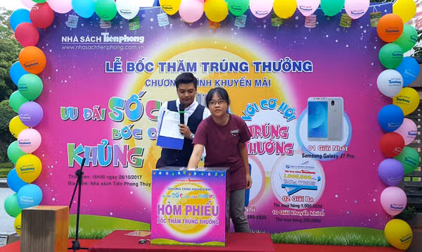 5 giải thưởng chương trình ưu đãi của Nhà sách Tiền Phong đã có chủ