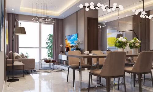 Căn hộ Him Lam Phú An 2 phòng ngủ với diện tích từ 68 -71m² đang được bán với giá từ 1,8 tỉ đồng (Ảnh: LongTran)