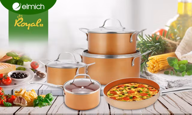 Nồi chảo Royal với đáy từ Full induction giúp tăng hiệu suất bắt từ lên 95%