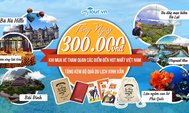 Quà tặng đặc biệt trong mùa thu chỉ có tại Mytour.vn - Ảnh: Mytour.vn