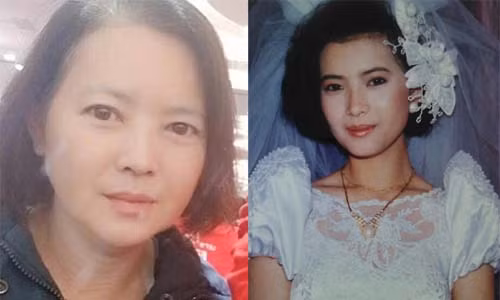 Lam Khiết Anh thời trẻ và gần đây.