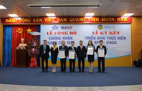 VIAGS nhận chứng chỉ an toàn khai thác ISAGO của IATA