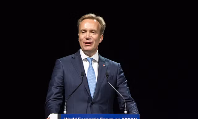 Chủ tịch WEF - Ông Borge Brende. Ảnh: Quang Hiếu.