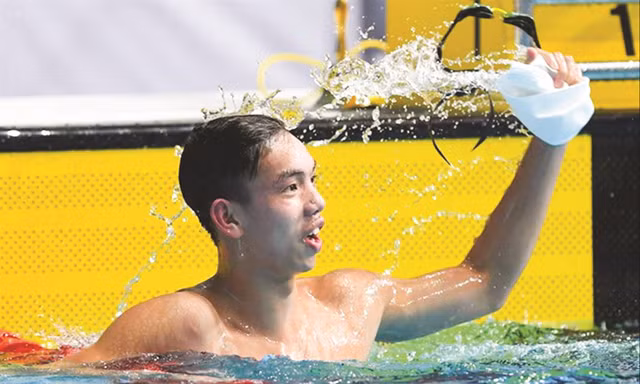 Huy Hoàng trở thành VĐV Việt Nam đầu tiên đạt chuẩn A tham dự Olympic 2020. Ảnh: CTV 
