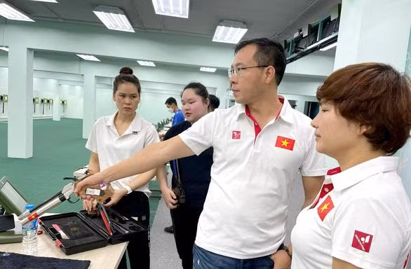 Giải bắn súng tiền SEA Games 31: Làm quen trường bắn mới, tạo cơ hội cọ xát cho VĐV 