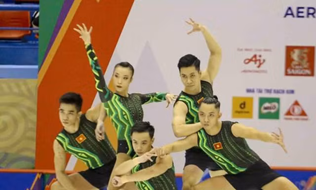 Aerobic Việt Nam giành HCV thế giới lịch sử 