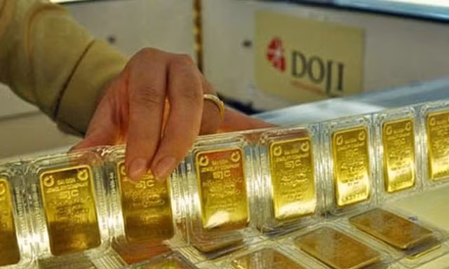 Giá vàng SJC cuối tuần tăng 150.000 đồng/lượng.