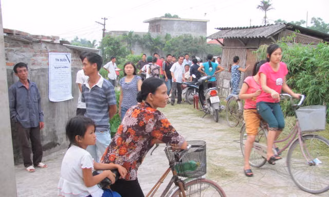 Khu vực ngôi nhà xảy ra vụ án mạng