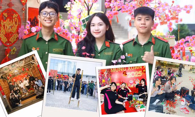 Ê hề góc "sống ảo", teen 3 miền sôi nổi trang trí "Tết trường" đẹp lung linh