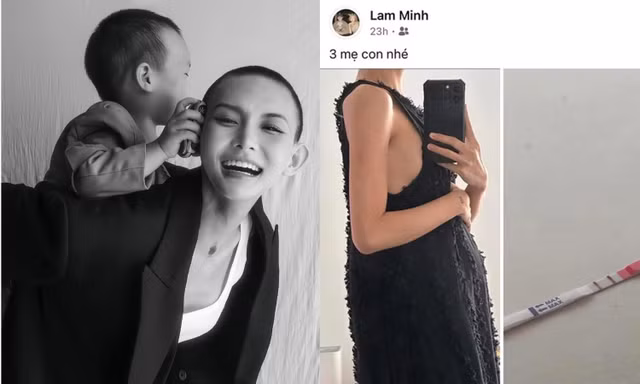 Lâm Minh đang mang thai bé thứ hai, quyết định sẽ một mình nuôi các con?