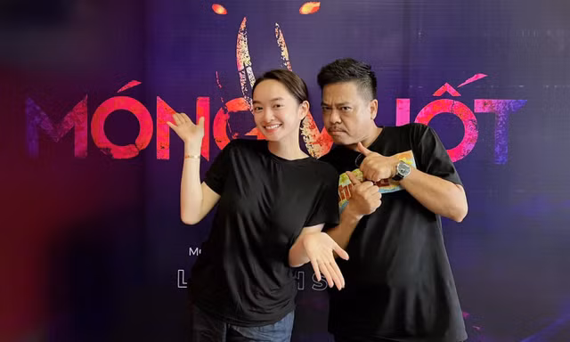 Kaity Nguyễn đến thăm đoàn phim "Móng Vuốt", làm lành với đạo diễn Lê Thanh Sơn?
