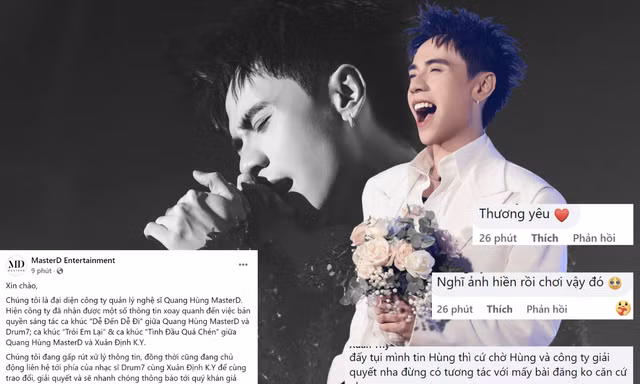 Quang Hùng MasterD bị tố "phủi tay" cộng sự khi nổi tiếng, công ty quản lý lên tiếng