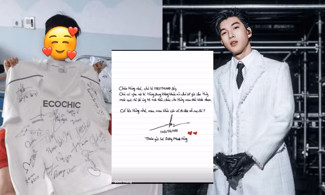 HIEUTHUHAI có hành động ấm áp dành cho "fan nhí" đang bị bệnh