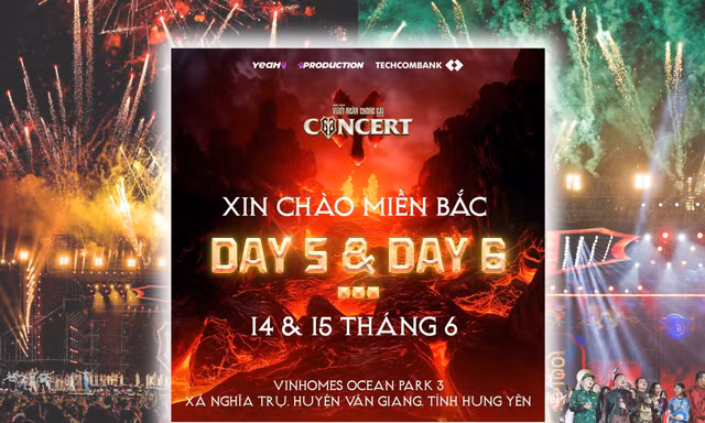 Concert ATVNCG công bố địa điểm D-5 và 6, Gai Con lại sắp được khui "sít rịt"