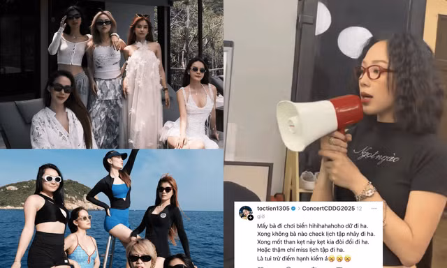Dàn Chị Đẹp mải mê “chữa lành” trước thềm concert, Tóc Tiên “bật chế độ sao đỏ"