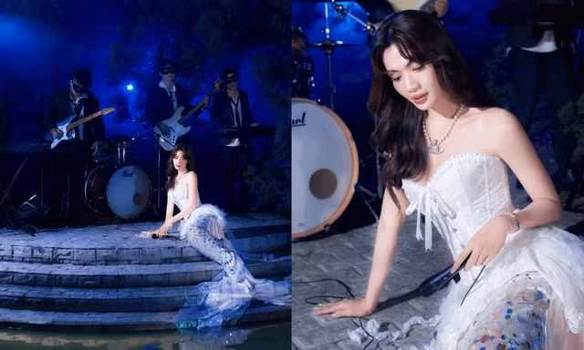 Luna Đào hóa thân thành nàng Ariel, giọng hát quá ngọt bị nghi xài autotune