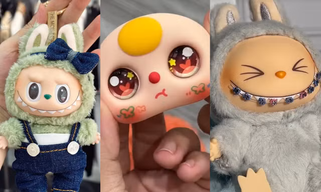 "Độ" mắt cho Baby Three, niềng răng cho Labubu: Nghề độc lạ trỗi dậy cùng cơn sốt túi mù