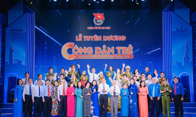 14 gương mặt trẻ nhận danh hiệu Công dân trẻ tiêu biểu TP.HCM năm 2024