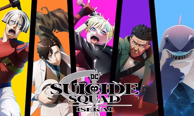 Anime "Suicide Squad Isekai" hé lộ tạo hình của đội phản diện khét tiếng nhất Vũ trụ DC