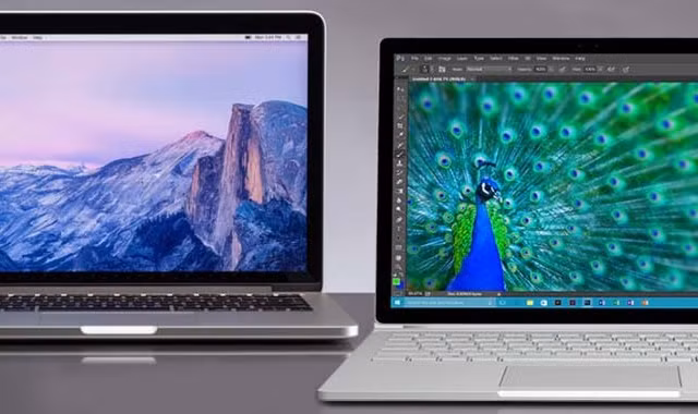 Chọn Surface Book hay MacBook Pro 2015?