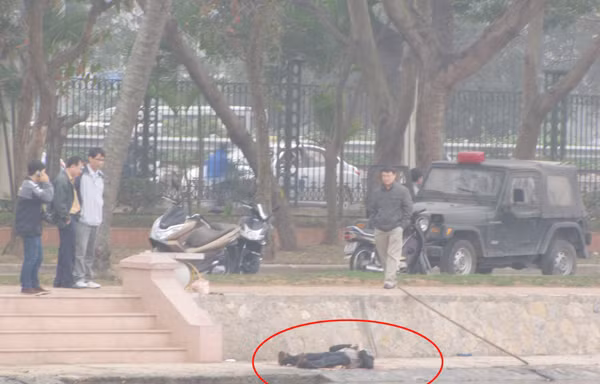 Hiện trường vụ việc.