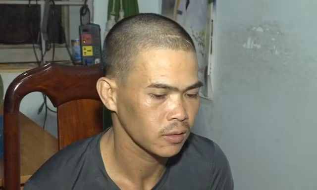 Đối tượng Luân tại cơ quan điều tra