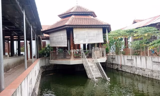 Một góc "biệt phủ" ông Trần Ngọc Quang