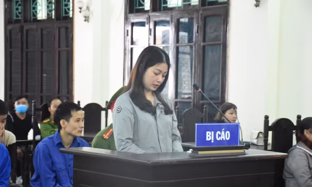Hoàng Thị Ánh Nguyệt bị xử 12 tháng tù vì thuê côn đồ đánh thuộc cấp cũ của chồng - Ảnh: Hoàng Long