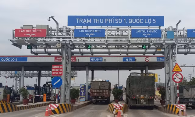Quốc lộ 5 sẽ áp dụng thu phí tự động từ ngày 12/3.