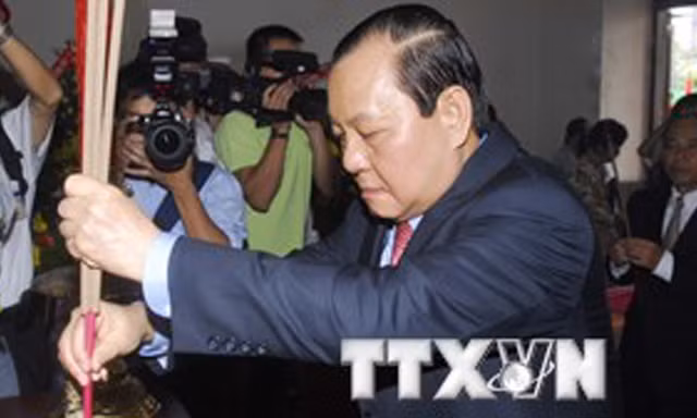 Bí thư Thành ủy TP.HCM Lê Thanh Hải. (Ảnh: Hoàng Hải/TTXVN)