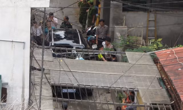 Hiện trường vụ giải cứu con tin ở Thanh Xuân Bắc