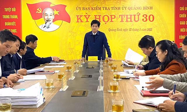 Ủy ban Kiểm tra Tỉnh ủy Quảng Bình đề nghị kỷ luật nhiều cán bộ thi hành án dân sự