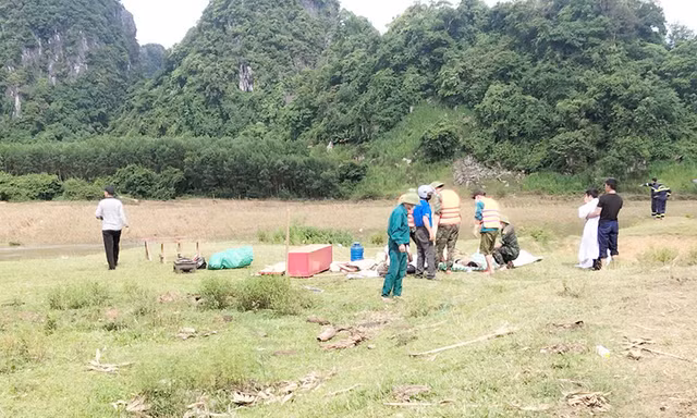 Tìm thấy thi thể 1 trong 4 người mất tích trong mưa lũ tại Quảng Bình