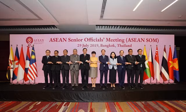Các quan chức cấp cao Asean họp ngày 29/7 để trù bị cho Hội nghị các Bộ trưởng Ngoại giao Asean lần thứ 52 và các hội nghị liên quan