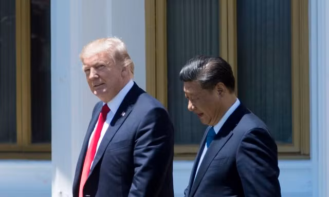 Chủ tịch Trung Quốc Tập Cận Bình và Tổng thống Mỹ Donald Trump dự sẽ gặp nhau tại Nhật Bản vào tuần tới. (Ảnh: AP)