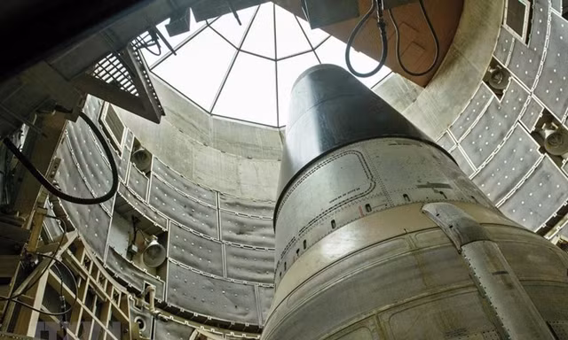 Tên lửa liên lục địa mang đầu đạn hạt nhân Titan II của Mỹ. Ảnh: Sputnik