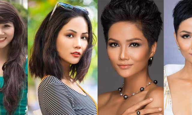 Từ mái tóc dài đến ngắn cũn, Hoa hậu H'Hen Niê để tóc nào xinh nhất?