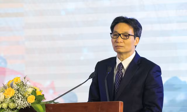 Phó Thủ tướng Vũ Đức Đam phát biểu tại hội nghị tổng kết 5 năm Ngày sách Việt Nam